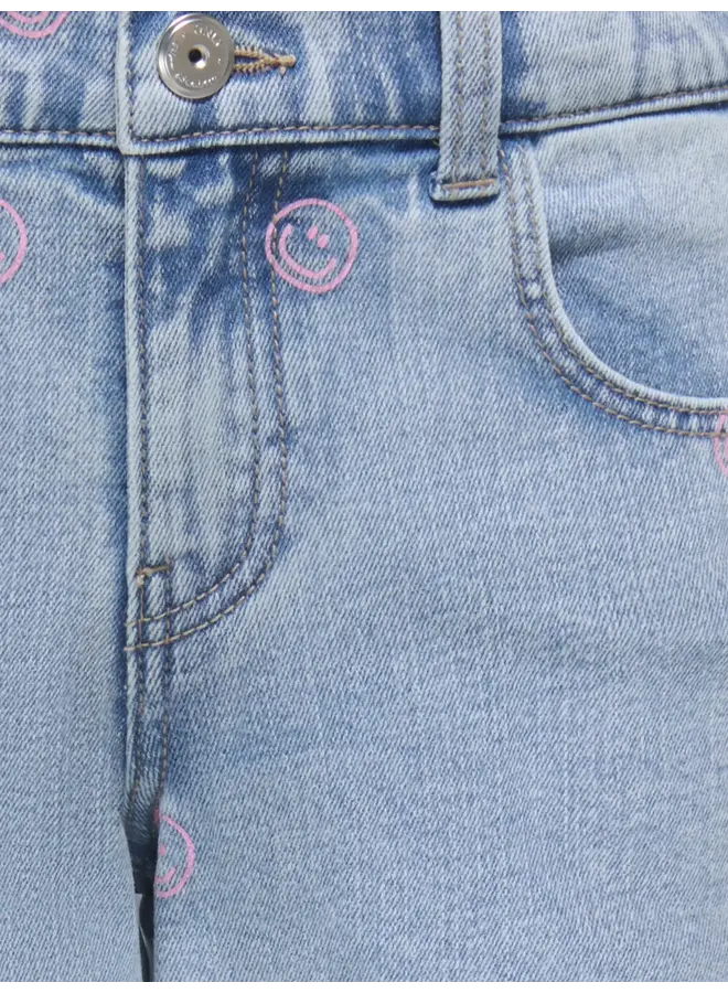 Kids Only - Robyn straight la smile denim - Light blue denim