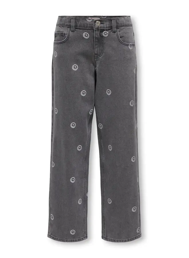 Kids Only - Robyn straight la smile denim - Light grey denim