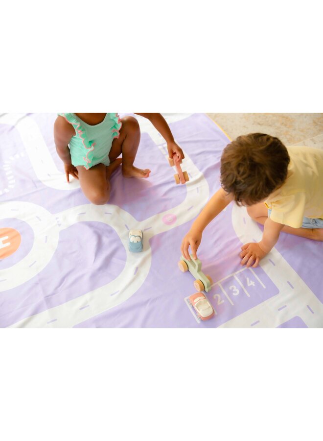 Quut - Playtowel M - Road lavender