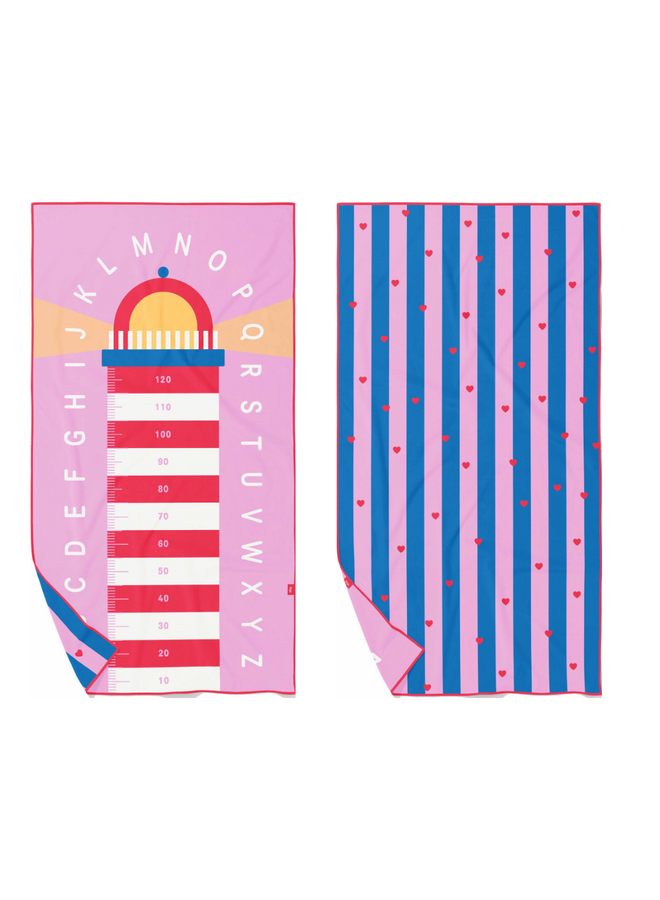 Playtowel M - Lighthouse cherry