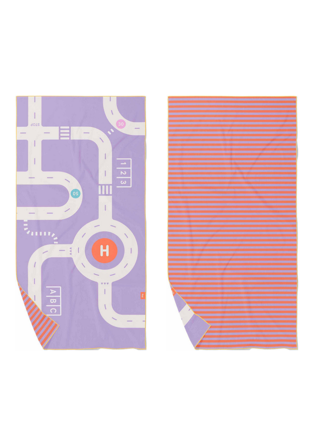 Quut - Playtowel M - Road lavender