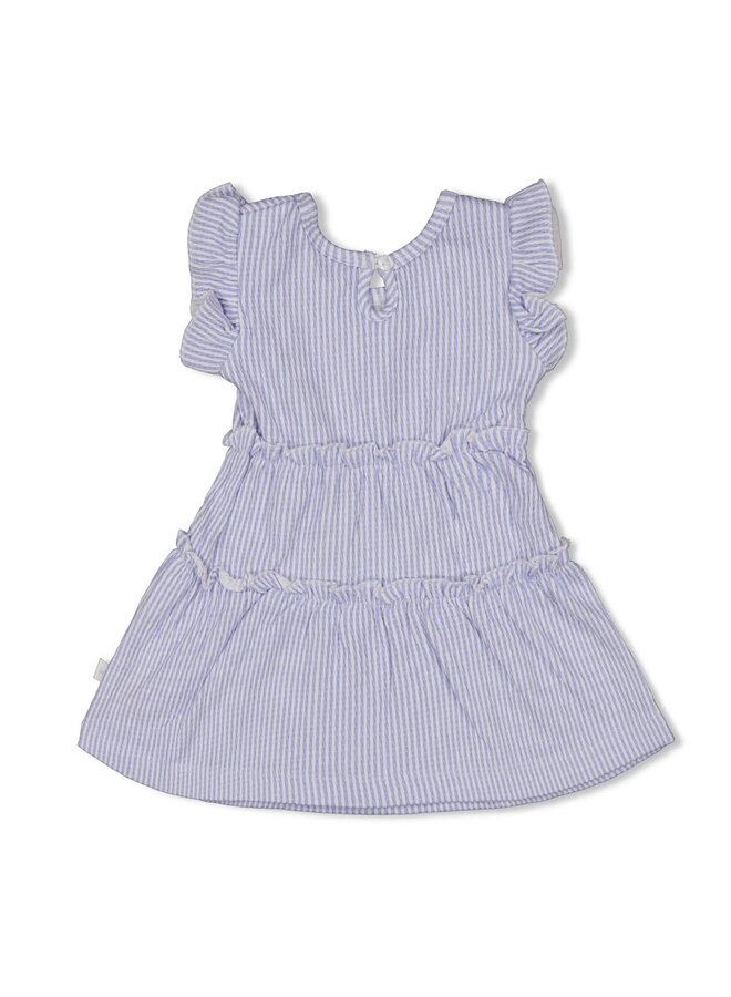 Feetje - Jurk crinkle streep - Sea La Vie - Lavendel