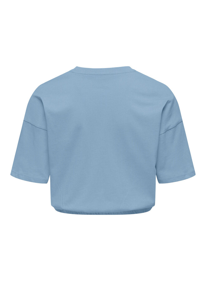 Kids Only - Olia elastic loose top - Soft chambray