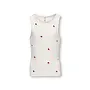 Kids Only - Jilly emb washed tank top - Cloud dancer berry AOP
