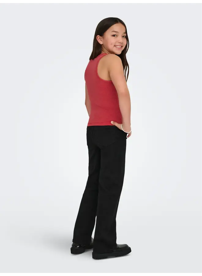 Kids Only - Jilly emb washed tank top - Barbados cherry strawberry