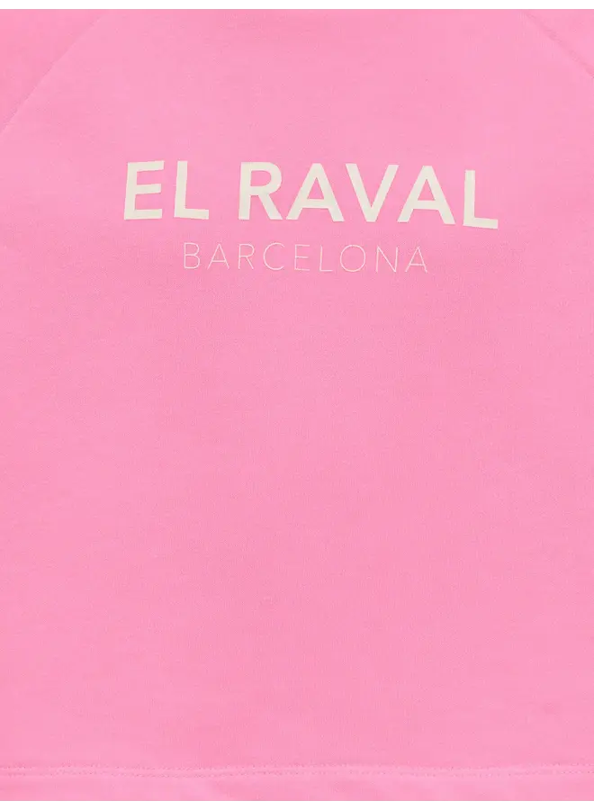 Kids Only - Cora ss print o-neck sweat - Begonia pink raval