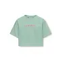 Kids Only - Cora ss print o-neck sweat - Aqua foam le marais