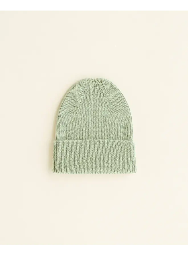 Beanie fonzie newborn – Mint