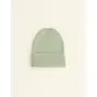Hvid - Beanie fonzie newborn – Mint