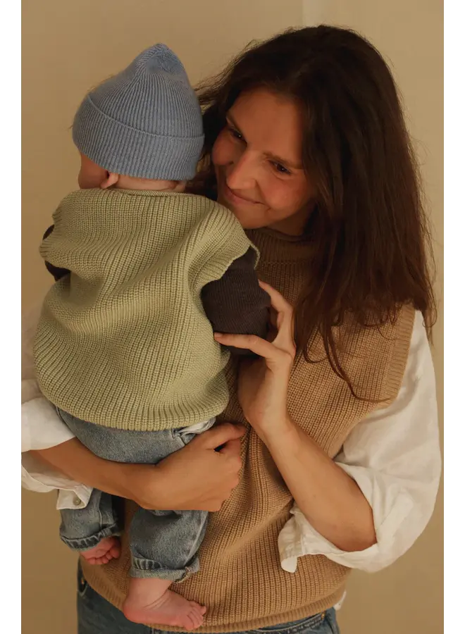 Hvid - Vest harvey baby – Mint