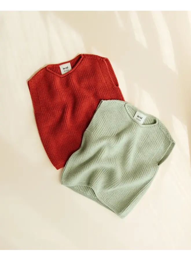 Hvid - Vest harvey baby – Mint