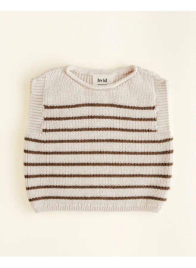 Vest harvey baby – Cream/Mocha