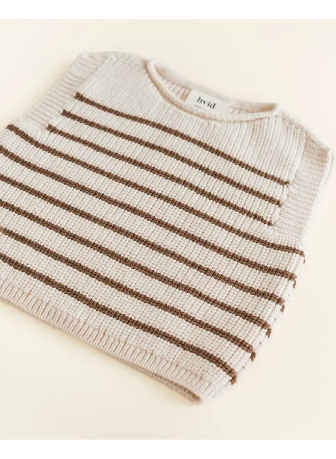 Hvid - Vest harvey baby – Cream/Mocha