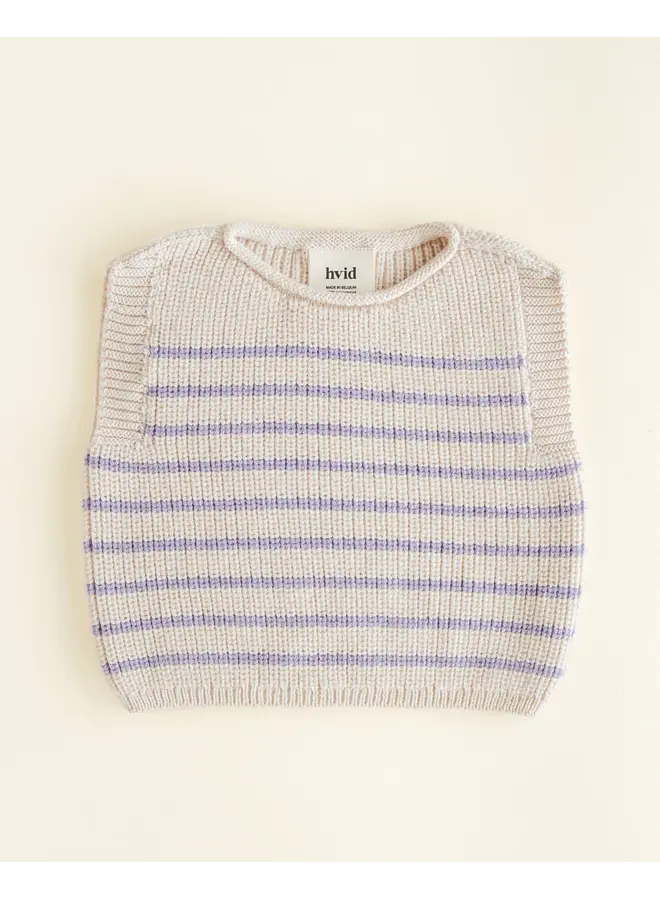 Vest harvey baby – Cream/Lilac