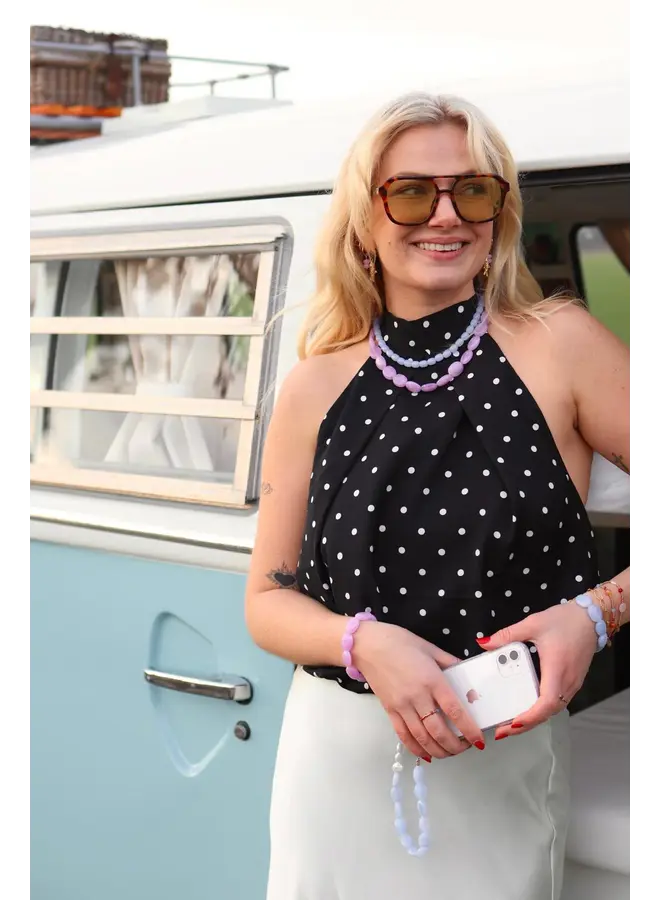 Mable. - Lots of lilac ketting