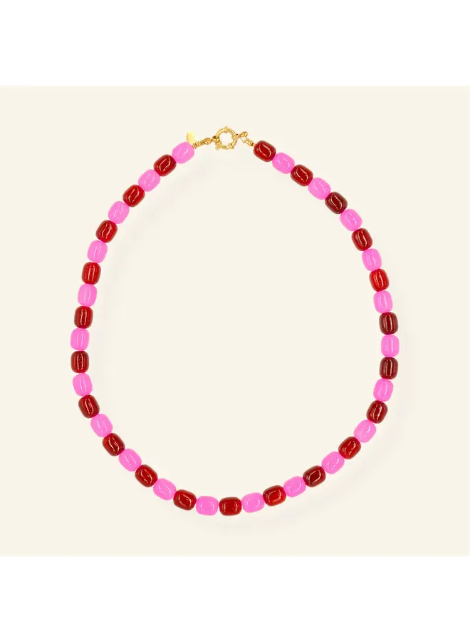 Mable. - Cherry bubblegum ketting