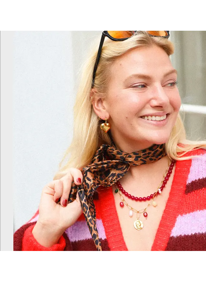 Mable. - Berry blush ketting