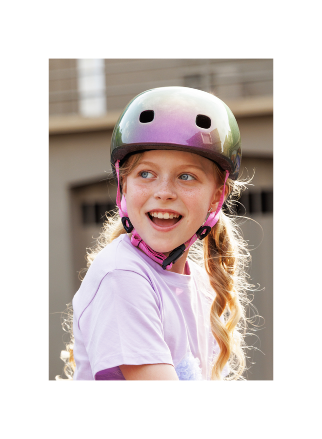 Micro Step - Micro helm Deluxe - Neochrome roze