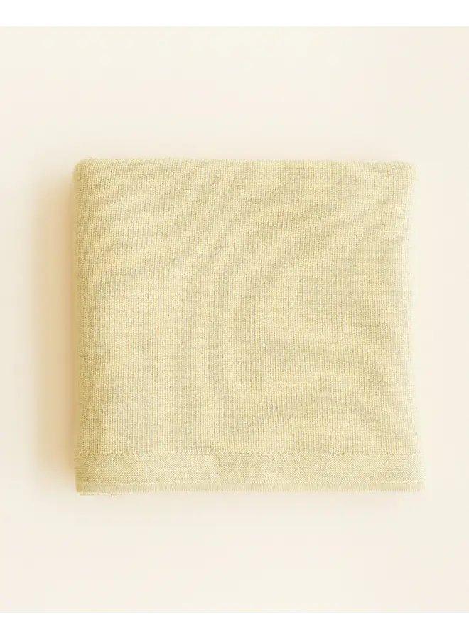 Hvid - Blanket felix - Light yellow