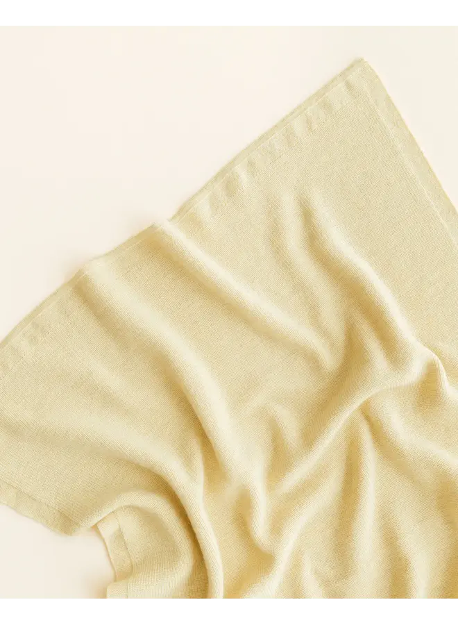 Hvid - Blanket felix - Light yellow