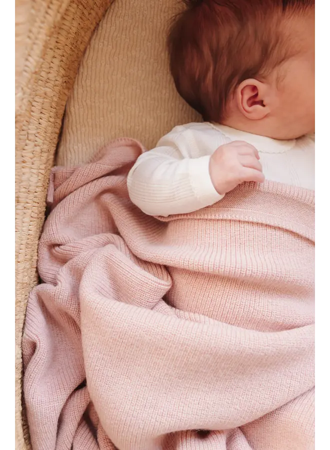 Hvid - Blanket felix - Powder