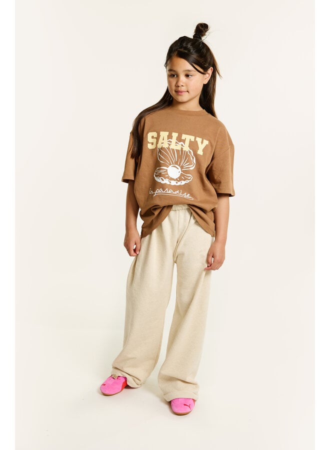Salty Stitch - Salty pearl tee - Brown