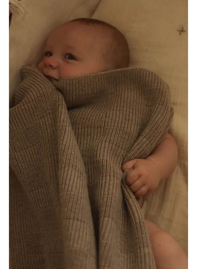 Hvid - Blanket ivy - Pebble