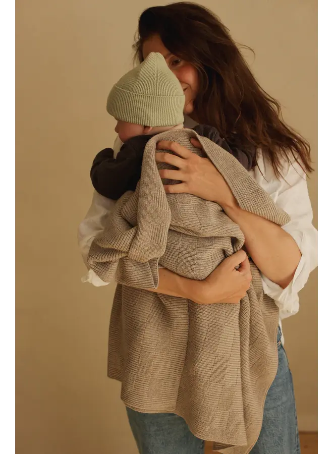 Hvid - Blanket ivy - Pebble