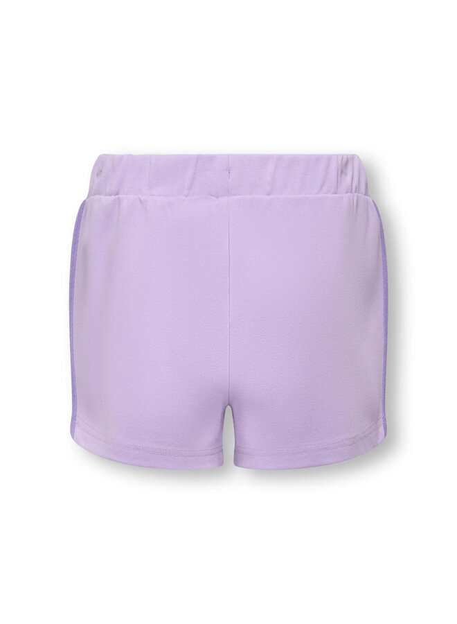 Kids Only - Vida string sporty shorts - Lilac breeze / Crushed grape stripes