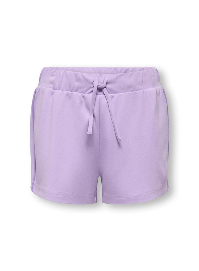 Kids Only - Vida string sporty shorts - Lilac breeze / Crushed grape stripes