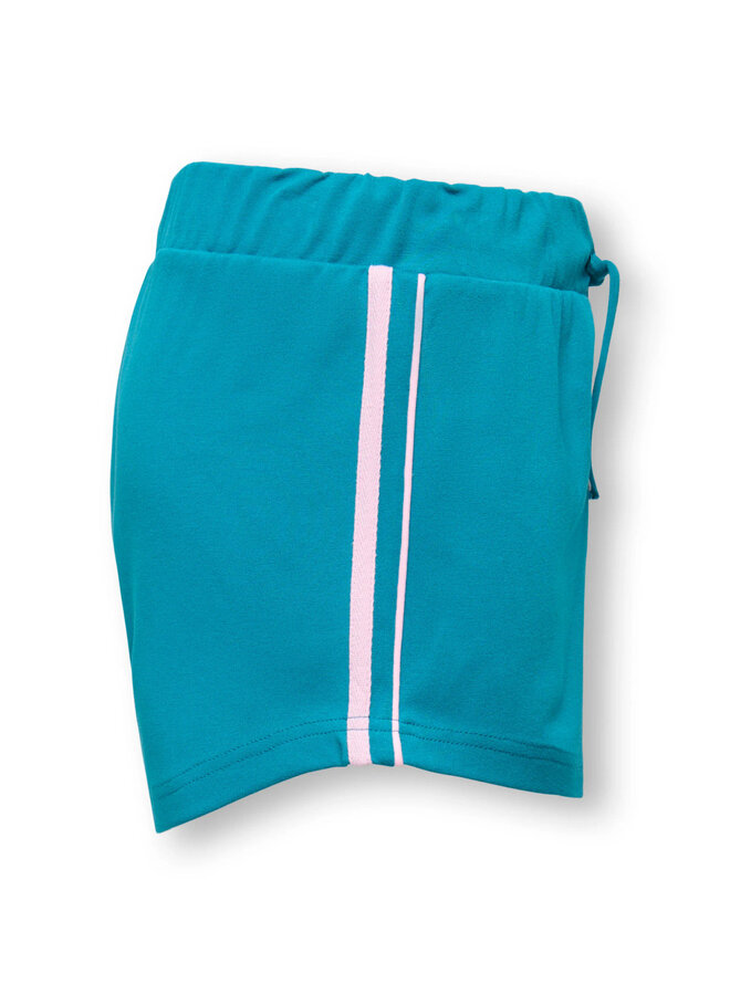 Kids Only - Vida string sporty shorts - Biscay bay / Begonia pink stripes
