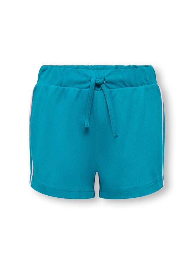 Kids Only - Vida string sporty shorts - Biscay bay / Begonia pink stripes