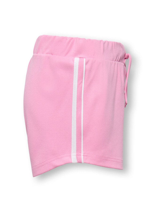 Kids Only - Vida string sporty shorts - Begonia pink / White stripes