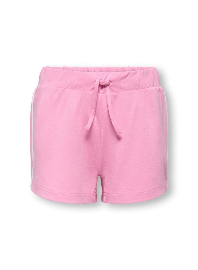 Vida string sporty shorts - Begonia pink / White stripes