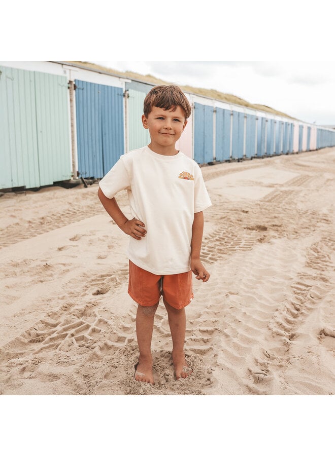 Your Wishes - Ocean BLVD oversized tee - White swan