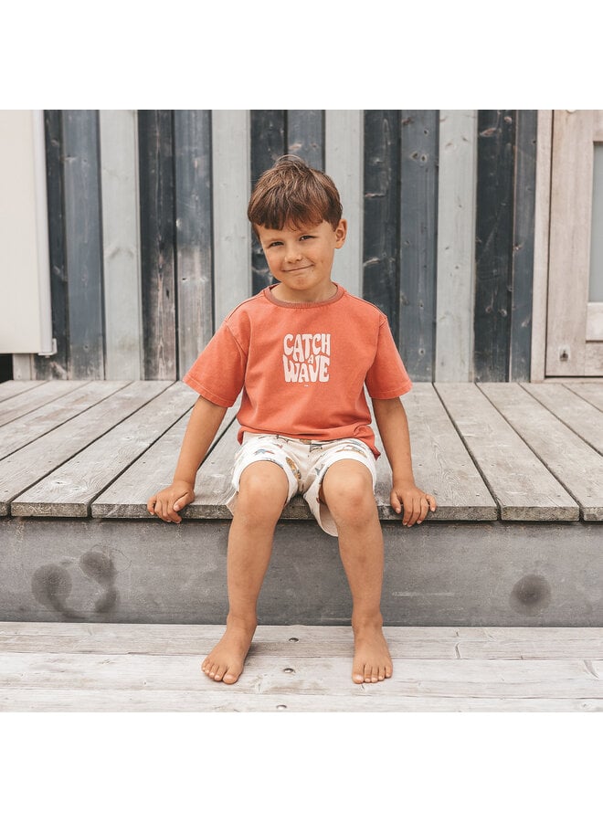 Your Wishes - Garment dye wide tee - Ginger