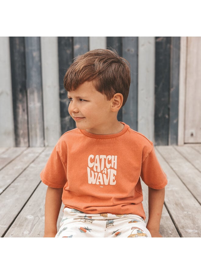 Your Wishes - Garment dye wide tee - Ginger