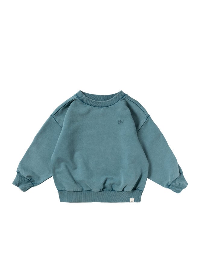 Garment dye wide sweater - Dragonfly