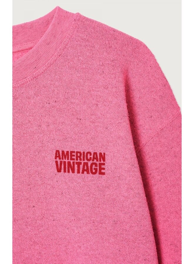 American Vintage - Evona sweater - Framboisine surteint