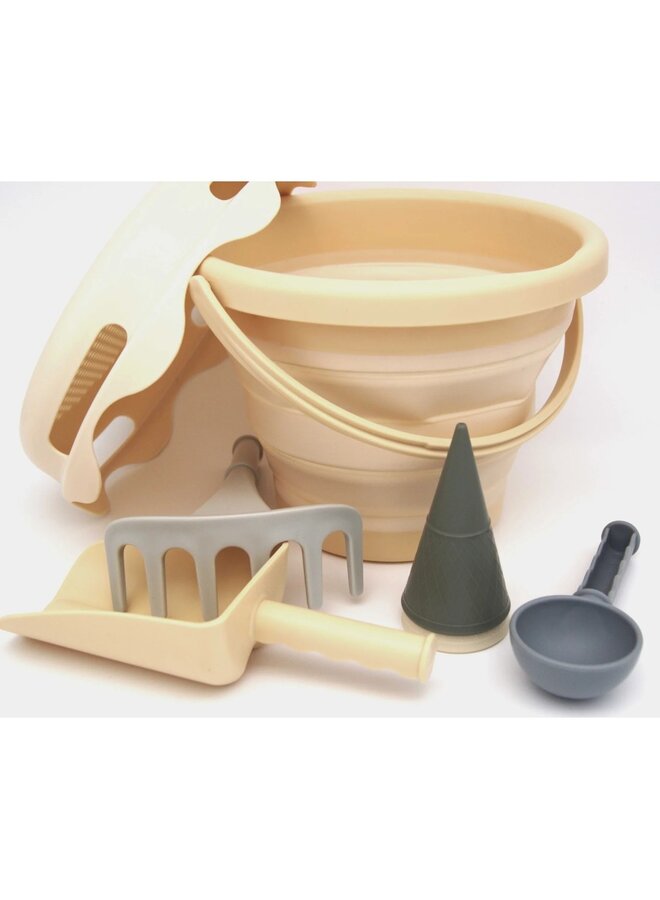 Compactoys - 7in1 Sand toys – zand speelgoed beige