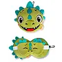 Zoonap - Reiskussen met oogmasker - Dizzy dino