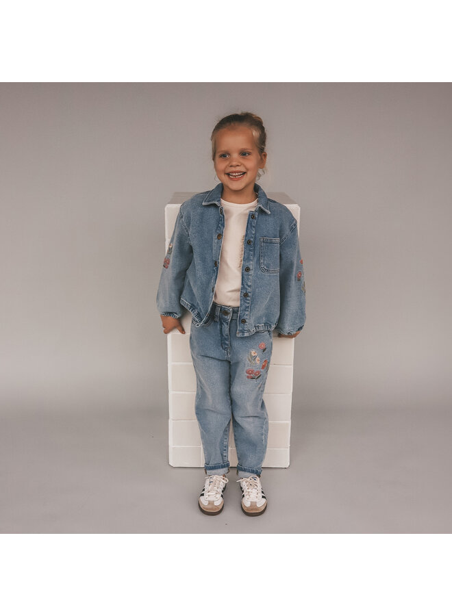 Your Wishes - Stretch denim baggy jeans - Blue tint