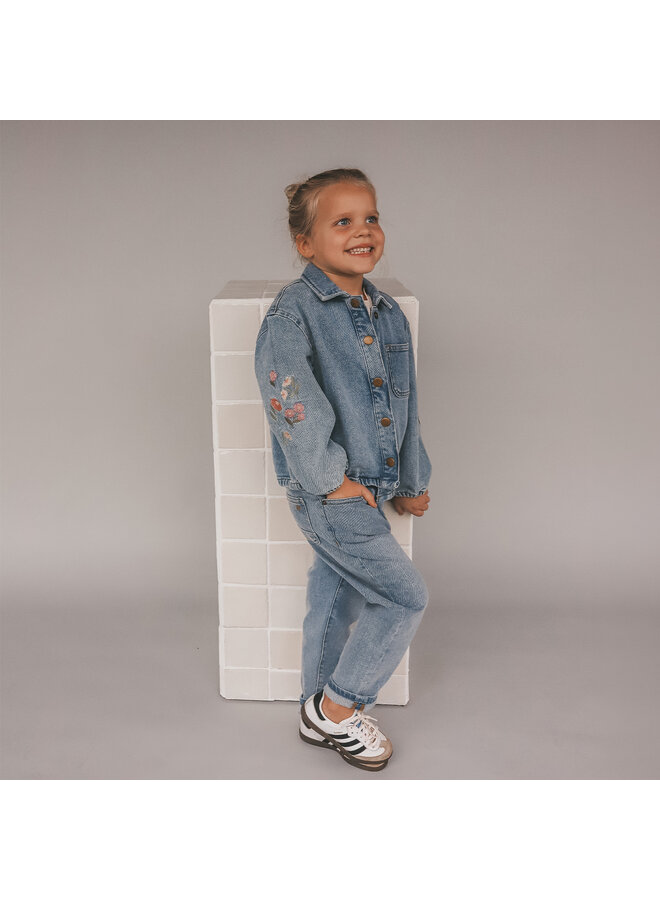 Your Wishes - Stretch denim baggy jeans - Blue tint