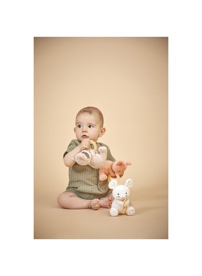 Kaloo - Grignoti - Bijtring en knuffel wasbeer