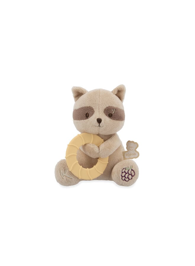 Kaloo - Grignoti - Bijtring en knuffel wasbeer