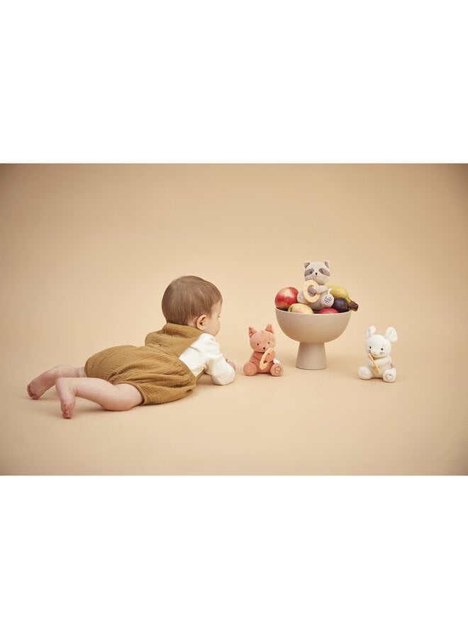 Kaloo - Grignoti - Bijtring en knuffel muis