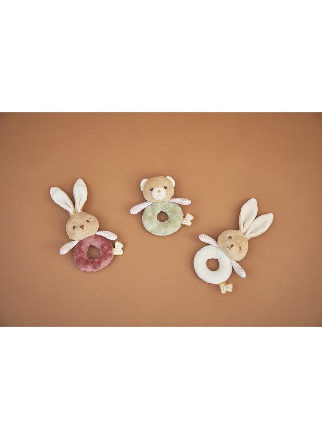 Kaloo - Home - Zachte rammelaar konijn bordeauxrood