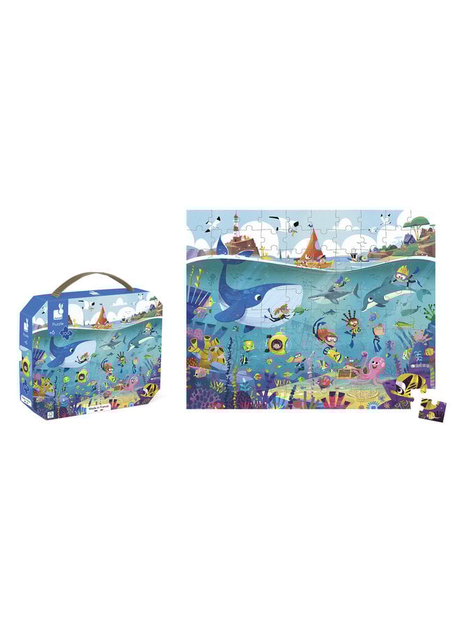 Janod - 2394 Puzzel - Zeebodem