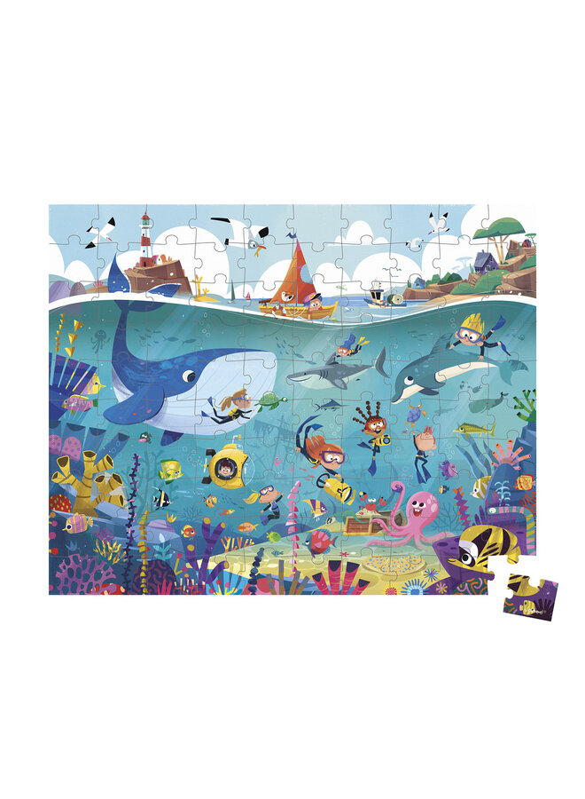 Janod - 2394 Puzzel - Zeebodem