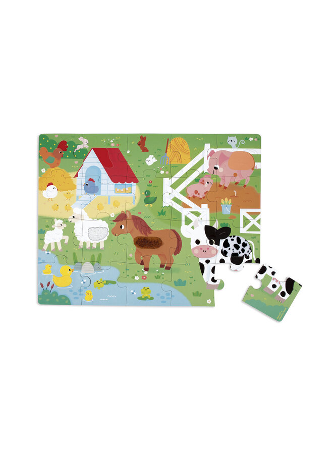 Janod - 2491 Voelpuzzel - Boerderij